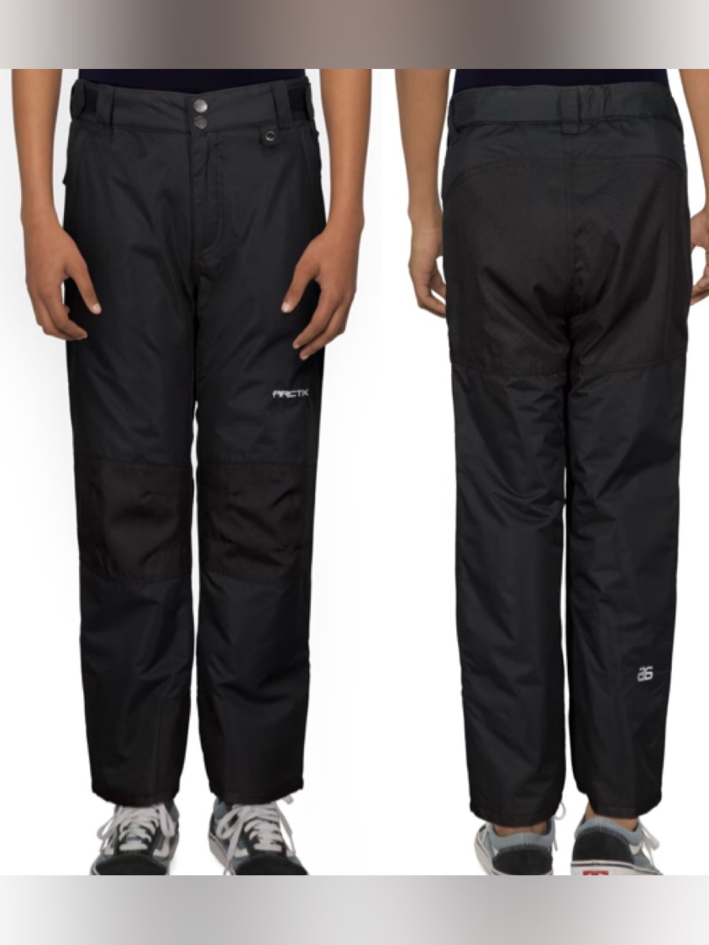 Arctix Black Youth Insulated Snow Pants